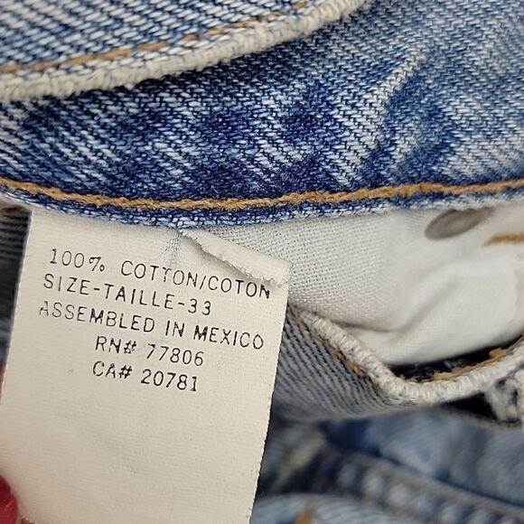 Vintage‎ TOMMY HILFIGER Big Tag Baggy Fit Jean Shorts [SIZE 33] - Picture 5 of 9